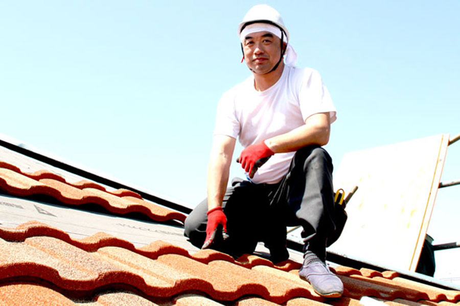 屋根施工